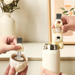 3 In 1 Cup Brush Rabbit Multifunction Crevice Bottle Insulated Mug Groove Rubber Ring Cleaning Brush
