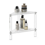 Acrylic Triangle Shower Pot Hollow Bracket