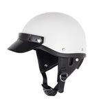 Motorcycle Helmet Brim Retro 3-Button Helmet Visor Sunshade Protection Half Helmet Hat Brim