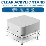 For MAC Mini M4 Desktop Acrylic Storage Bracket, For MAC Mini M4