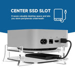 For MAC Mini M4 Desktop Acrylic Storage Bracket, For MAC Mini M4