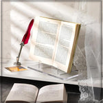 Acrylic Photo Frame Book Picture Plate Stand, 1set, 2sets