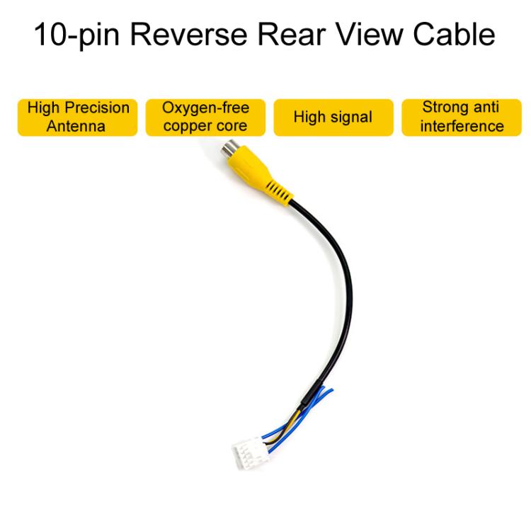 Palminfo Android Navigation Cable 7-Heads Audio Cable 16 Pin Power Cord GPS Antenna 4 Pin 6 Pin USB Cable Rear View Line, 6pcs / Set