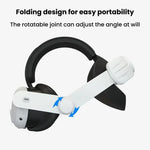 For Meta Quest 3 / 3S Adjustable Headband No Face Pressure VR Head Strap Accessories
