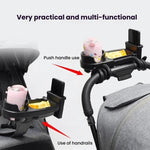 3 in 1 Wap-around Baby Stroller Tray Cup Holder