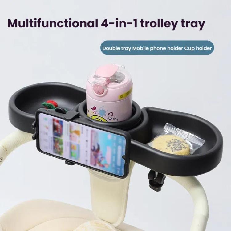 Universal Baby Stroller With Dining Tray And Storage Rack