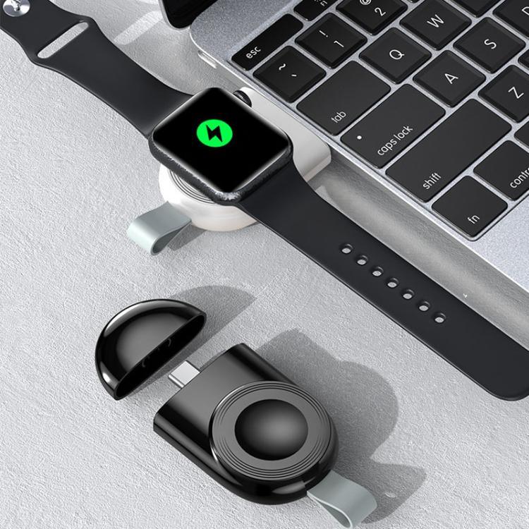 For Apple Watch 1/2/3/4/5/6/7/8/9/10/SE Portable Magnetic Wireless Charger Type-C Smart Wireless Charger