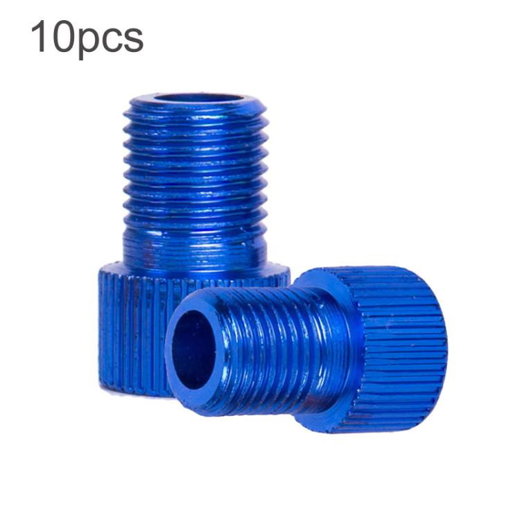 10pcs ZTTO Mountain Road Bicycle Presta To Schrader Valve Converter Kit