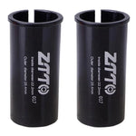 2pcs ZTTO Bicycle Seat Post Conversion Sleeve Reducer Cover, 25.4-27.2mm 001, 27.2-28.6mm 003, 27.2-30.4mm 004, 27.2-30.8mm 005, 27.2-31.6mm 006, 27.2-33.9mm 007, 31.8-34.9mm 008, 30.9-31.6mm 009, 25.4-30.9mm 010, 25.4-31.6mm 011, 27.2-30mm 012        ...