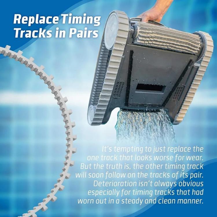 2pcs /Pack Drive Belt For Dolphin Deluxe 4 5 Pool Cleaner 9985006-R2, 9985006-R2