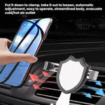 Air Outlet Clip-on Gravity 360-degree Rotating Car Phone Holder, Gray Eagle Beak Clip, Silver Eagle Beak Clip, Gold Eagle Beak Clip
