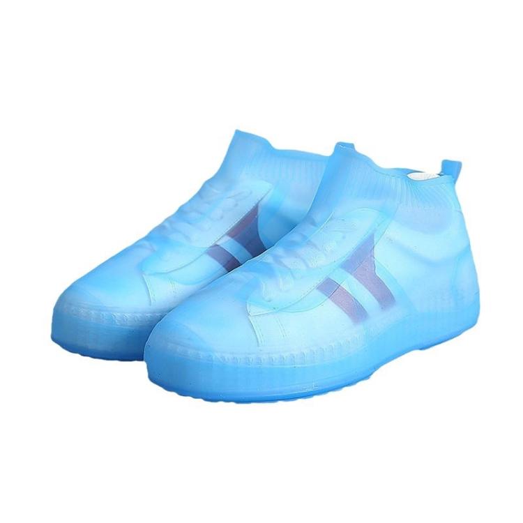 Outdoor Waterproof Non-Slip Thick Wear-Resistant Rain Shoe Covers, S 31-33, M 34-36, L 37-39, XL 40-42, XXL 43-45