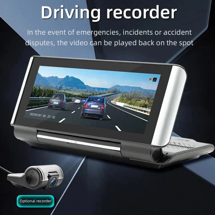 6.86 Inch Foldable Portable Bluetooth Car MP5 Player With MirrorLink/CarPlay/Android Auto Support, B5370, B5370+4LEDs Reversing Camera, B5370+8LEDs Reversing Camera, B5370+12LEDs Reversing Camera