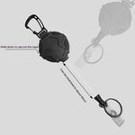 Hangable Climbing Buckle Retractable Anti-Loss Outdoor Climbing Pull Buckle, Hangable