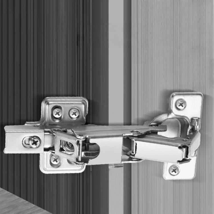 Cabinet Door Hinges Hydraulic Damp Buffer Furniture Hinges, 165-degree Full-Cover Straight Arm, 165-degree Half-Cover Medium Bend, 165-degree No-Cover Large Bend