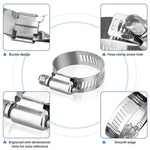 40pcs /Set Stainless Steel American-Style Heavy-Duty Clamp Kit, 40pcs /Set