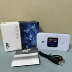 MF801 4G CAT7 Dual Band Portable WIFI LTE 300M Wireless Plug-in Router Color Screen Mobile Hotspot, MF801