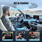 Wired To wireless CarPlay Adapter For Car Connectivity, Mini Square