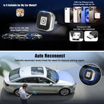 Wired To wireless CarPlay Adapter For Car Connectivity, Mini Square