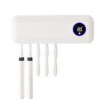 Automatic Flip-Top Drying Toothbrush UV Sterilizer Storage Rack