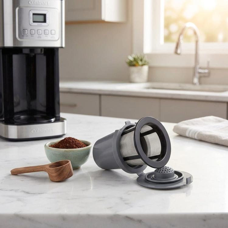 For Cuisinart SS-RFC HomeBarista Reusable Coffee Filter Cup