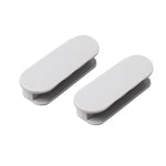 2pcs /Pack No Drill Adhesive Cabinet & Drawer Pull Handles For Glass Windows, Kitchen Doors, Furniture