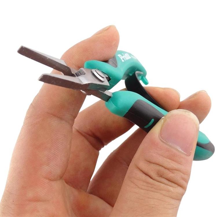 ProsKit PM-396H Stainless Steel Non-Toothed Flat-Nose Pliers Precision Electronic Flat-Jaw Pliers, PM-396H