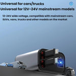 PD30W Car Charger With Retractable Cable, TYPE-C+8 Pin, TYPE-C+TYPE-C, 8 Pin+8 Pin