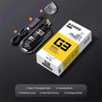 WUSHANG Rechargeable Nose Hair Trimmer USB-C Charging Gentle & Painless Nasal Grooming