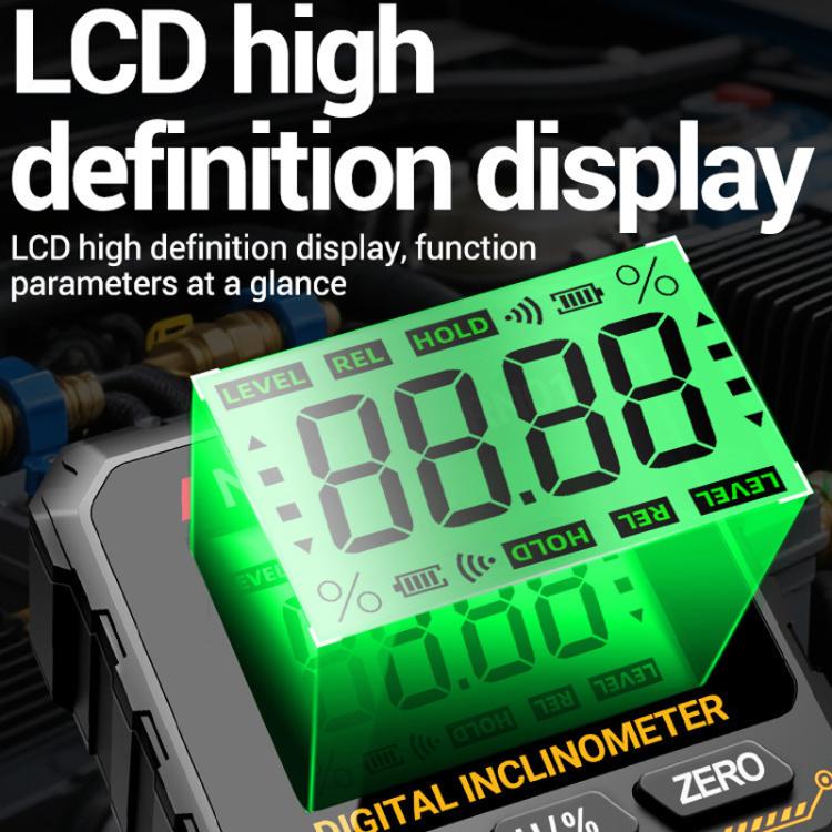 ANENG RN01 Digital Inclinometer Precision Angle Finder With 4-Sided Magnet & Auto-Rotate Screen, RN01