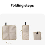 AOTU AT6216-1 37x35cm Outdoor Portable Moisture-proof Folding Cushion Oxford Cloth Camping Beach Thickened Heat Insulation Cushion