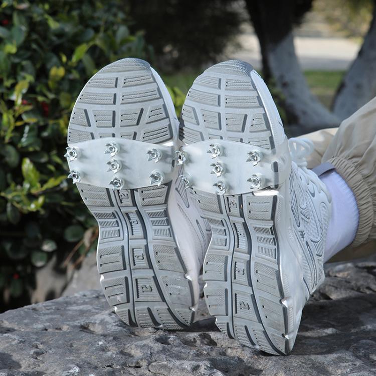 AOTU AT8614 1pair Outdoor 7 Teeth Claw Anti-Slip Shoe Cover Mountaineering Ice Anti-Slip Spikes