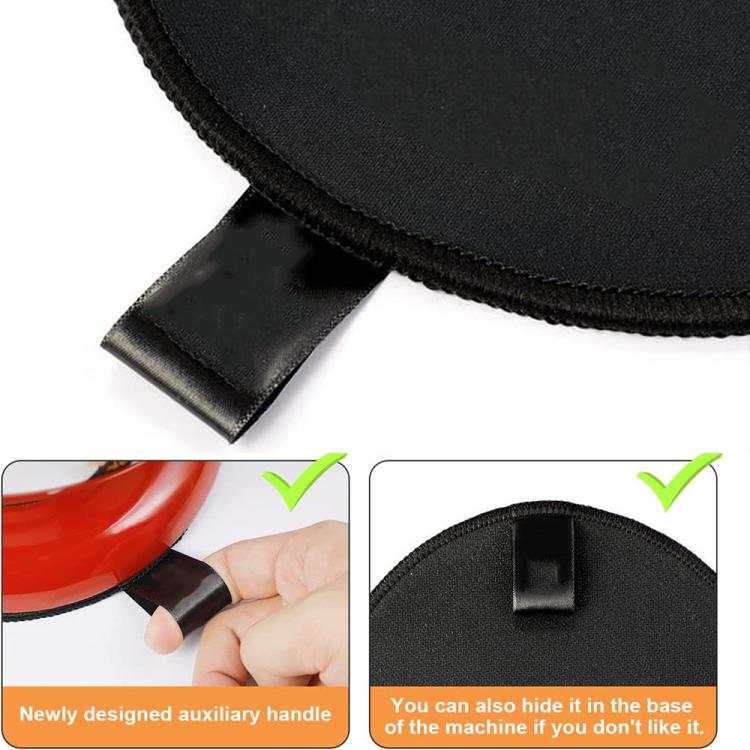 Kitchen Blender Rubber Non-Slip Mat, Large + 2 Cord Clips, Small + 2 Cord Clips, Large + 1 Cord Clip, Small + 1 Cord Clip