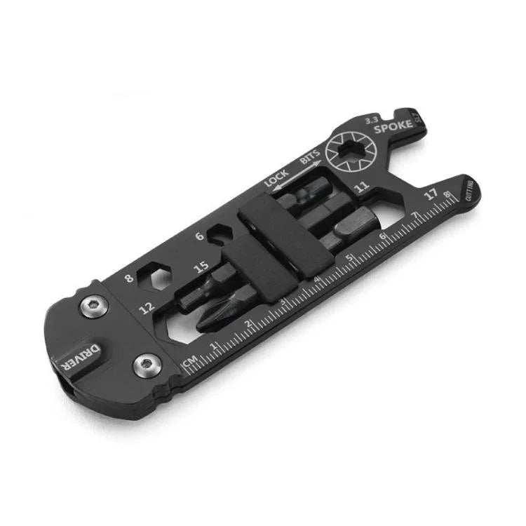 16 In 1 Mini Card Tool Multifunctional Keychain Bottle Opener Hexagonal Portable Screwdriver, 16 In 1
