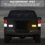 Truck Trailer Dual-Color Flashing 74 LED Taillights Brake Lights