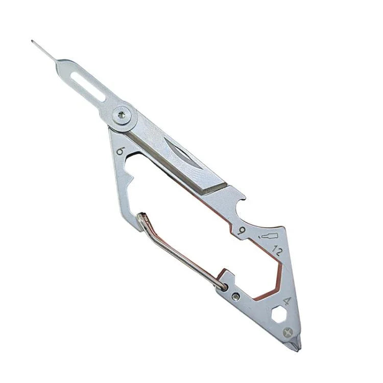 6 In 1 Cell Phone Card Removal Pin Keychain Tool Multi-functional Carrying Portable Wrench, 6 In 1