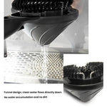 58mm Espresso Machine Group Head Cleaning Brush Funnel-Design Nylon Bristle Scrubber for Portafilter