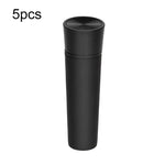 5pcs Red Wine Vacuum Stopper Wine Preservation Stopper, Black