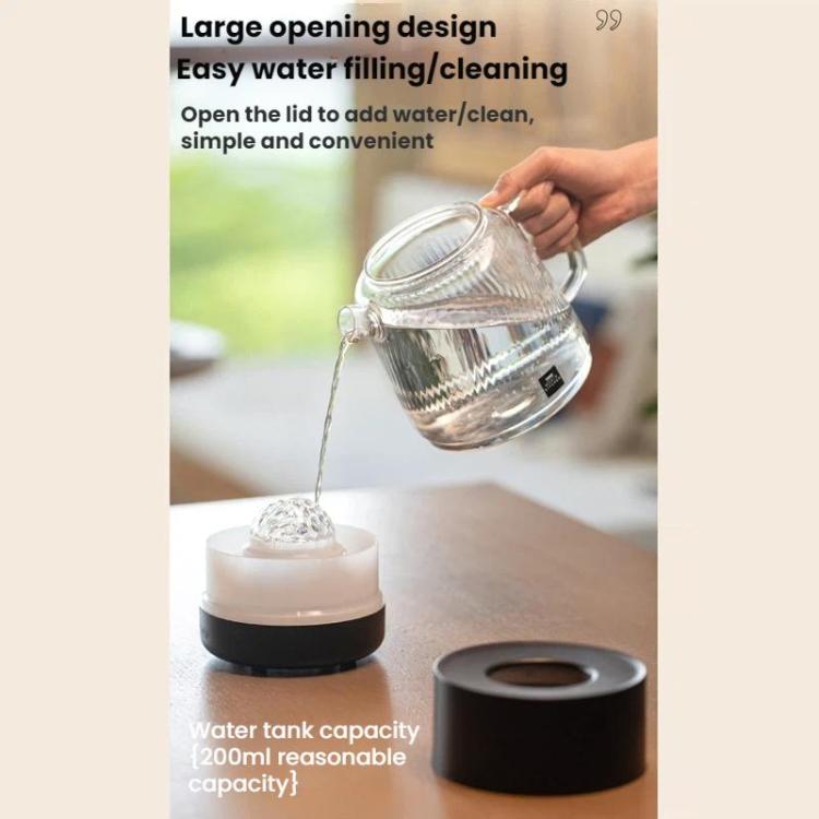 USB Desktop Humidifier With Star Projection Colorful Water Ripple Ambient Light