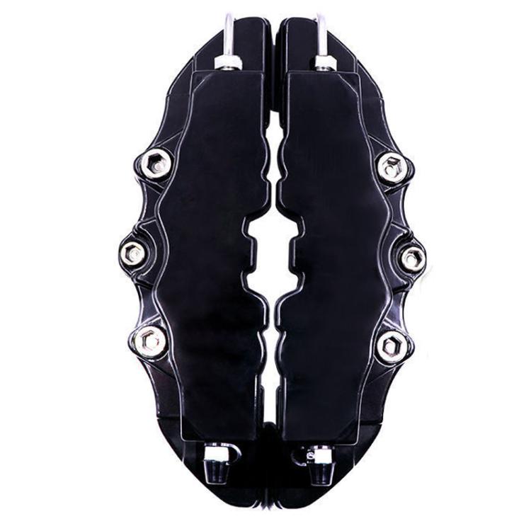 2pcs /Set Car High-Temperature Resistant Brake Caliper Cover Kit, S Red, M Red, L Red, S Blue, M Blue, L Blue, S Yellow, M Yellow, L Yellow, S Silver, M Silver, L Silver, S Black, M Black, L Black