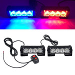 Car Modification High-brightness Flashing Warning Lights, One For Two 4 Light, One For Two 6 Light, One For Four 4 Light