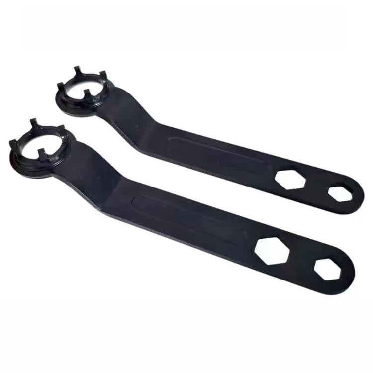 Thickened Four-Jaw Angle Grinder Wrench Grinding Wheel Disassembly Assembly Tools, 2pcs