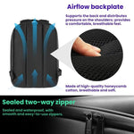 LED Illuminated Backpack Waterproof Casual Sports Student Bag