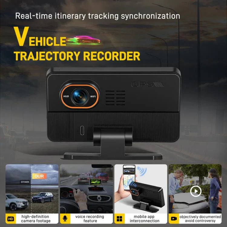 5 Inch 1080P Car Camera With WIFI HUD Display Car DVRs, L5965