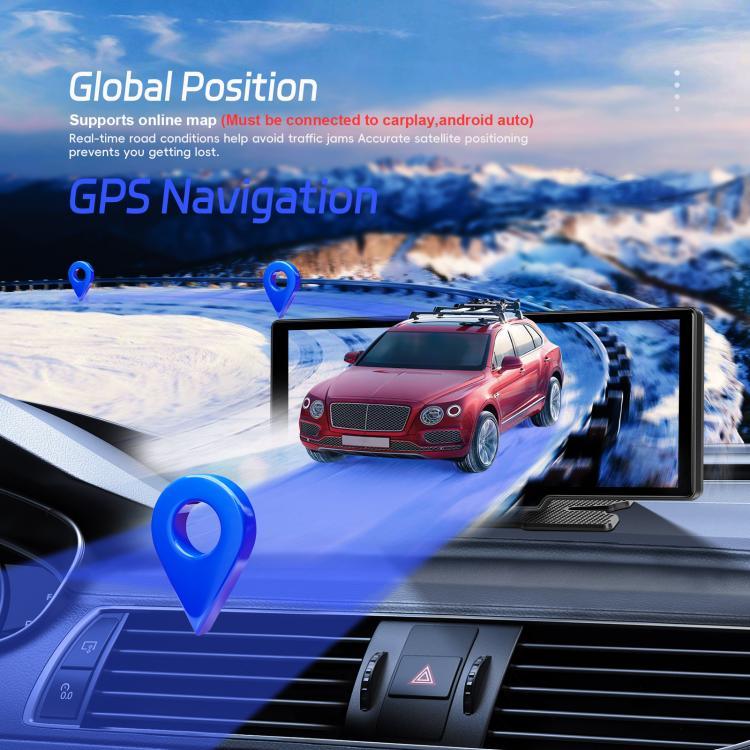 4K HD Car Recorder Car Navigator Carplay Car Center Monitor, A4473