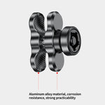 J5 Metal Clamp Arm Anti-Theft Heightening Connecting Rod Phone Mount Height-Extending Accessory, J5 Metal Clamp Arm