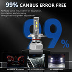 2pcs/Pack 30W 3000LM IP68 Waterproof Automotive LED Headlights, A5 H7, A5 H4, A5 H11, A5 H1, A5 9005, A5 9006