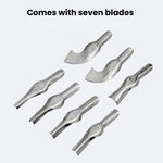 Printmaking Engraving Knife Set Wood Engraving Knife Combination Tool, 8pcs /Set