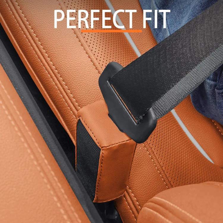 Universal Car Seat Belt Buckle Protector Leather Seat Belt Fastener Cover