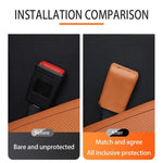 Universal Car Seat Belt Buckle Protector Leather Seat Belt Fastener Cover